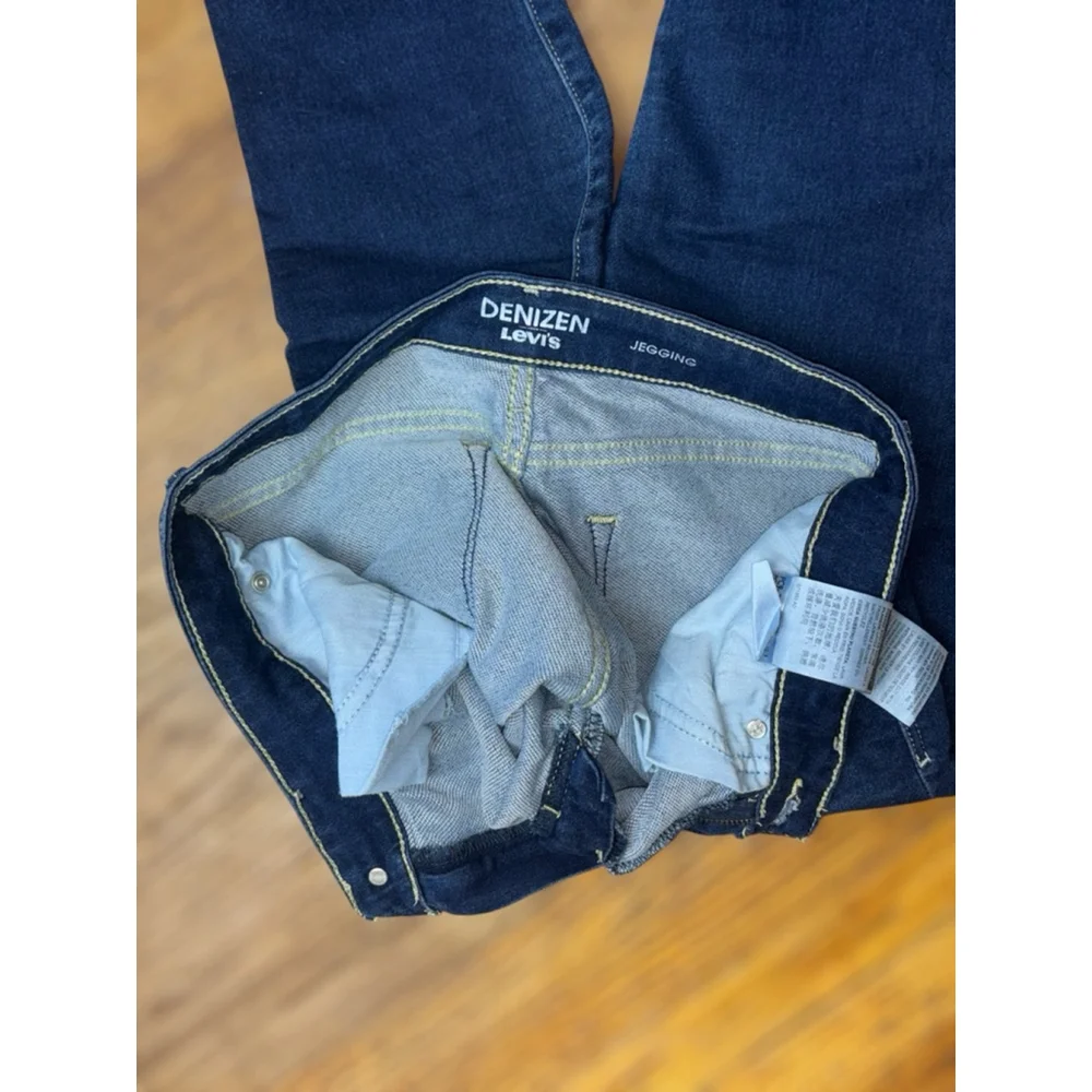 Denizen from Levi's Juniors Size 7 Waist 28 High Rise Super Skinny Jeggings Chic - Picture 14 of 15